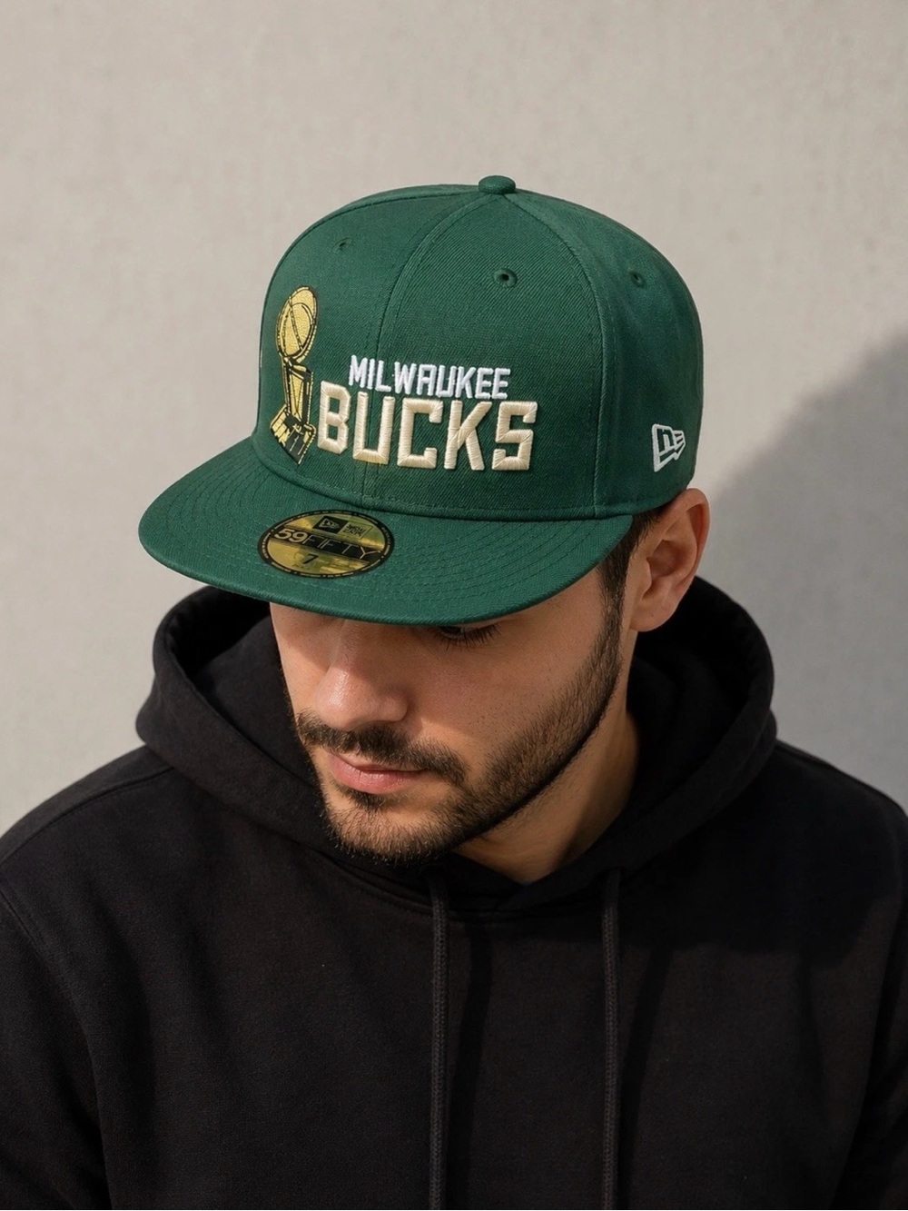 New Era Milwaukee Bucks 2021 NBA Champs 59FIFTY Fitted Hat 7 New